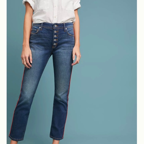 Pilcro and the Letterpress high rise straight leg - Picture 2 of 8